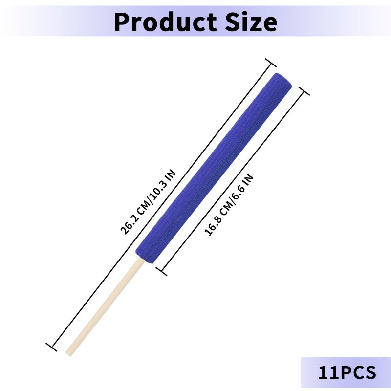 Aecsze 11 Pcs Microfiber Detail Duster Sticks  Mini Duster Crevice Cleaning Tool For Car Air Vents  Blinds  Fans  Windows  Small Spaces  Gap Dust Cleaner - Image 2