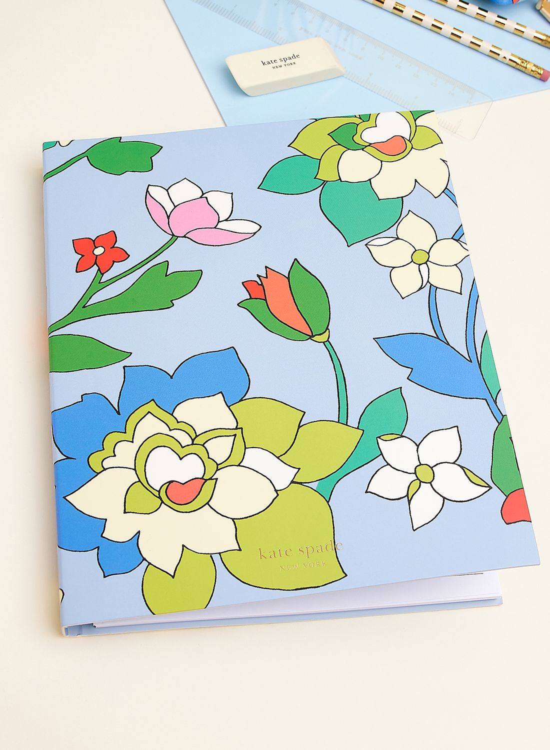Kate Spade New York Flower Bed Concealed Spiral Notebook