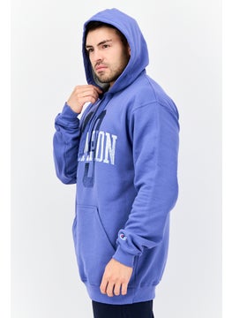 Champion Men Big And Tall Long Sleeves Outdoor Hoodie, Light Purple  - Image 3