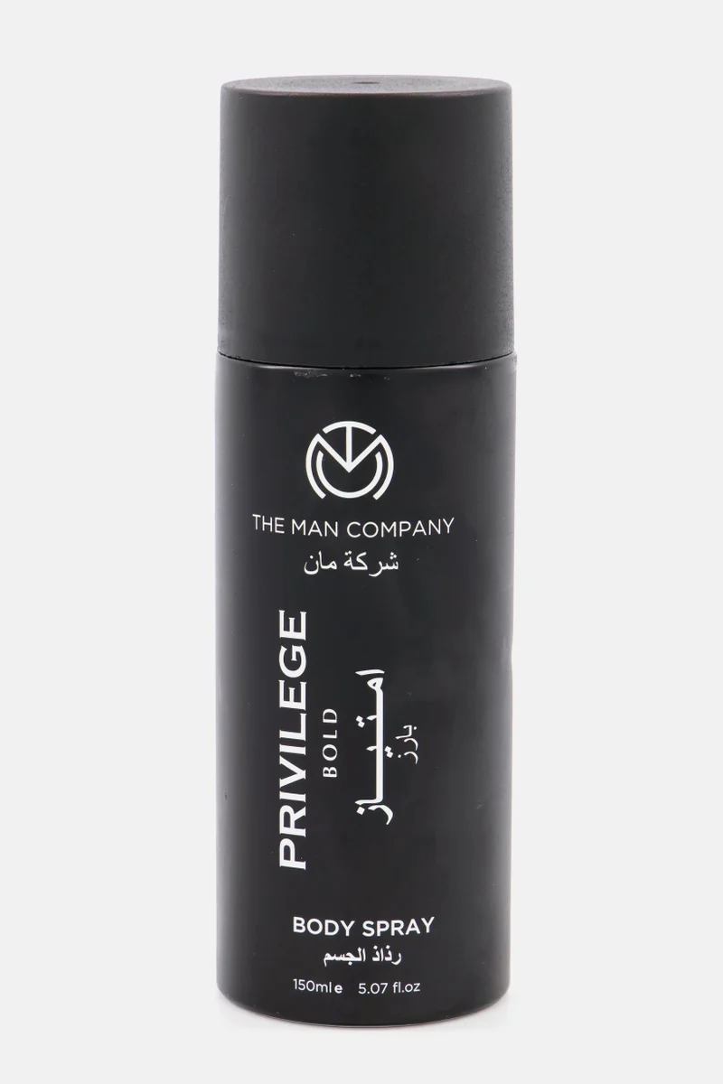 The Man Company Privilege Bold Deodorant For Men, Premium Fragrance Body Spray, Long-Lasting Smell, Perfect Deo For Everyday Use 150 ML