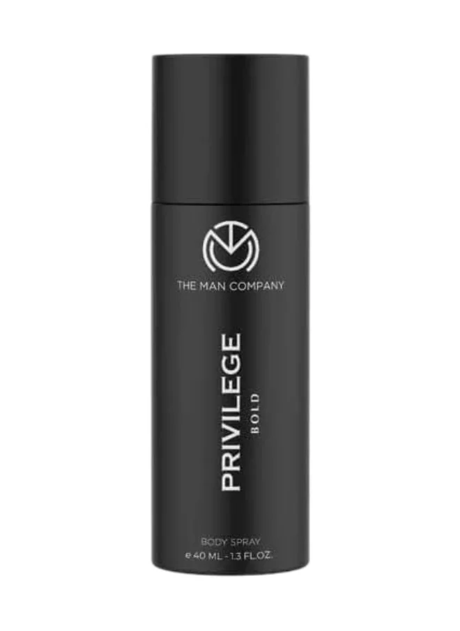 The Man Company Privilege Bold Deodorant For Men, Premium Fragrance Body Spray, Long-Lasting Smell, Perfect Deo For Everyday Use 150 ML