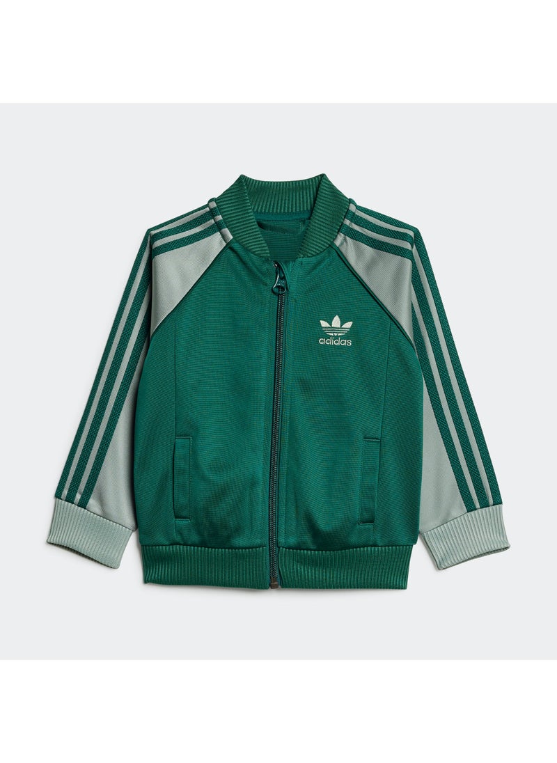 adidas Originals Infant Trefoil 3 Stripe Tracksuit  - Image 4