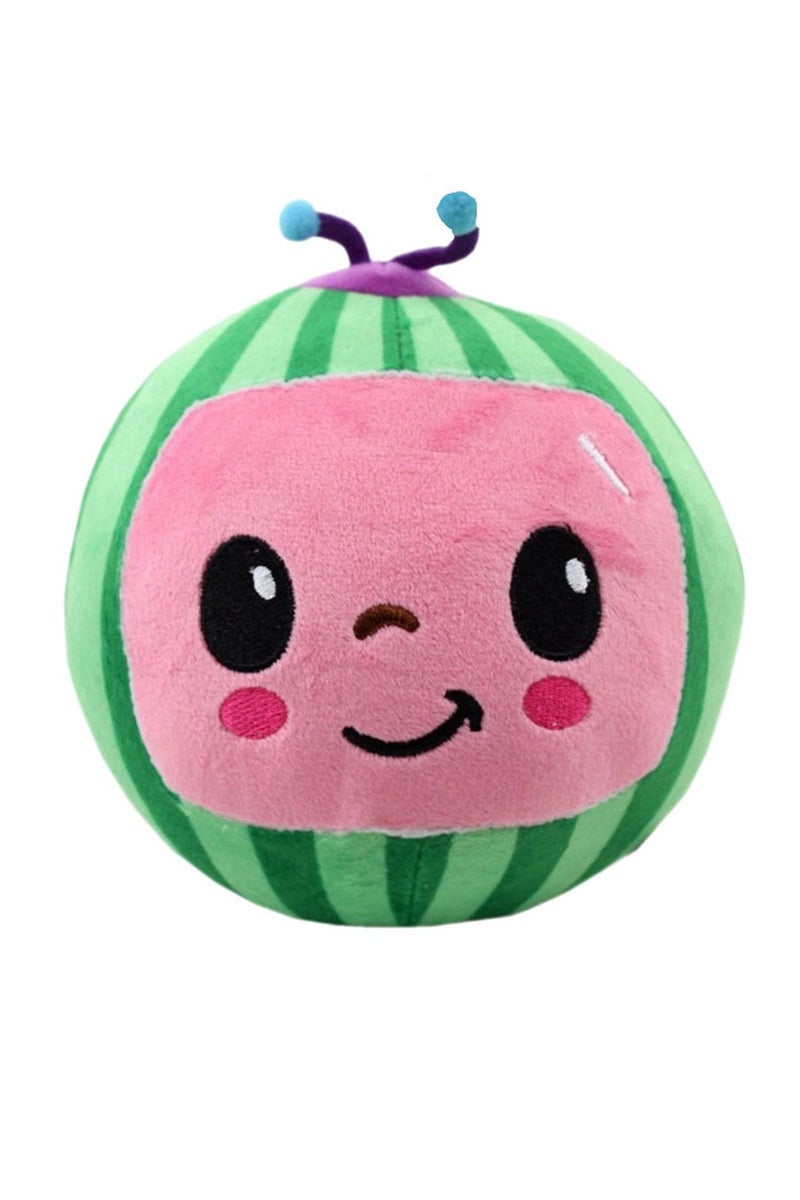 2-pieces JJ Cocomelon Plush toys With Cute Watermelon Soft Comfortabel Toy For Children Son Daughter Birthday Gift For Kids - Image 3