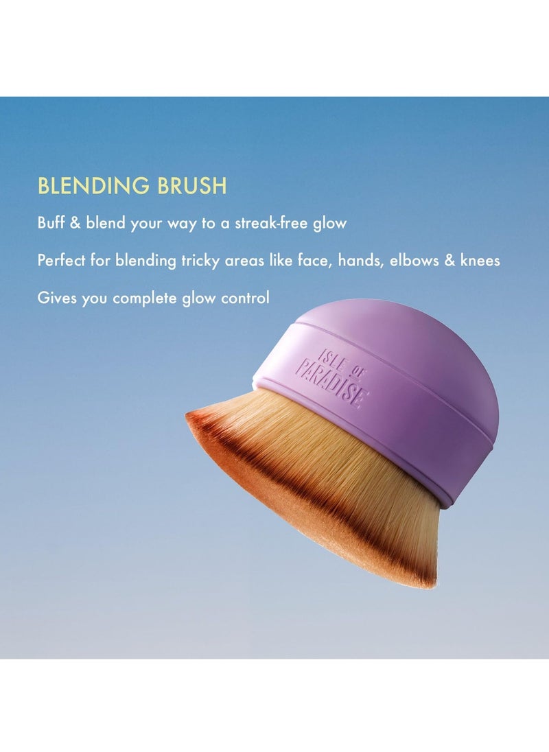 ISLE OF PARADISE Shape And Glow Self Tan Big Blending Kabuki Brush Applicator  - Image 4