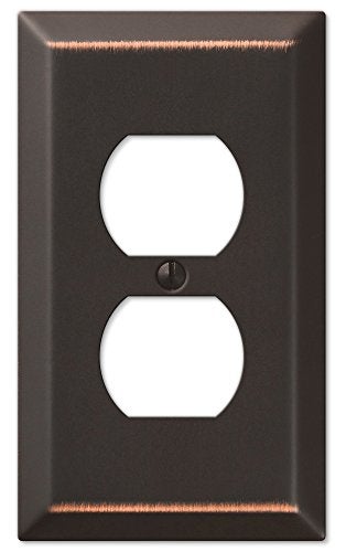 Amerelle 163DDB Century Wallplate, 1 Duplex, Steel, Aged Bronze, 1-Pack - Image 4