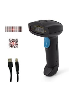 1D 2D Barcode Scanner Handheld USB Wirelss Bar Code Reader Manual Trigger/Auto Continuous Scanning Support Paper Code Compatible with Windows Android Mac
