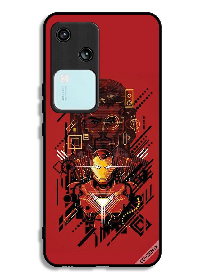 Covernex Vivo V30 5G Protective Case Cover Iron Man Art - Image 1