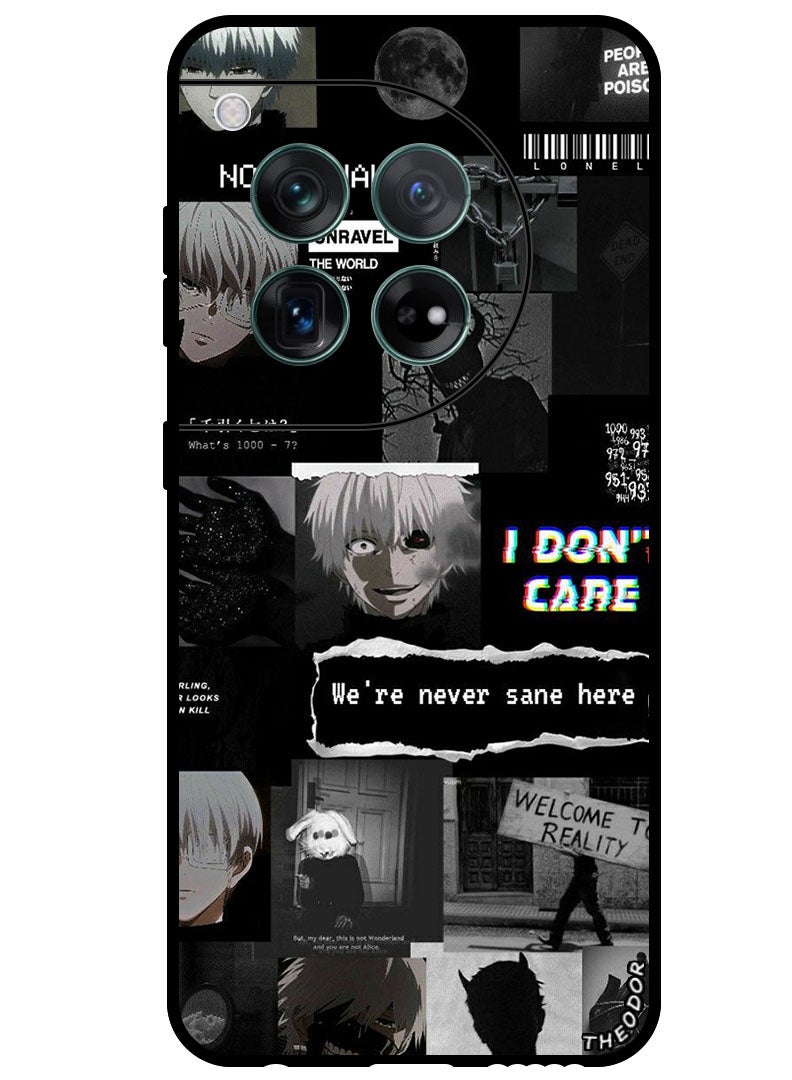 Theodor Protective Case Anti Scratch Shock Proof Bumper Cover For OnePlus 12 We're Never Sane Here - Image 1