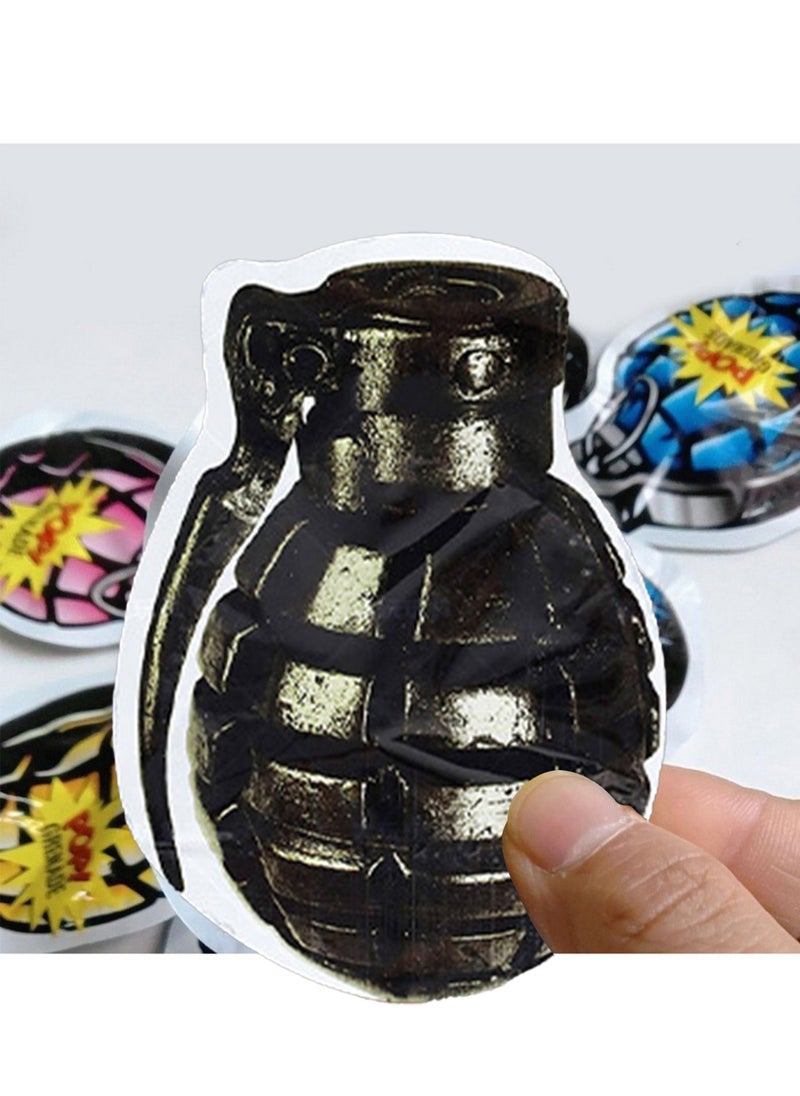 MissTiara - 100 Pack Inflatable Black Grenade Tricky Toys Prank Simulation Funny Bomb Bag Fun Interactive Student Decompression Toys Funny Toys - Image 1