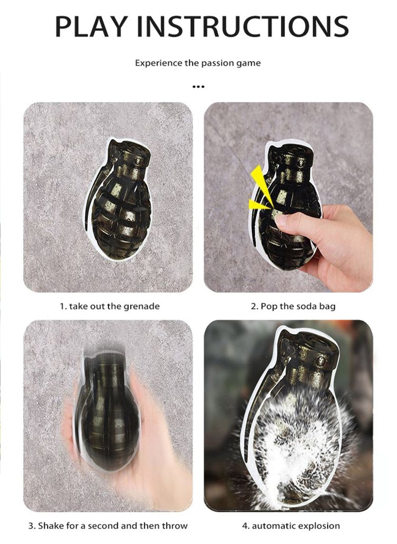 MissTiara - 100 Pack Inflatable Black Grenade Tricky Toys Prank Simulation Funny Bomb Bag Fun Interactive Student Decompression Toys Funny Toys - Image 1