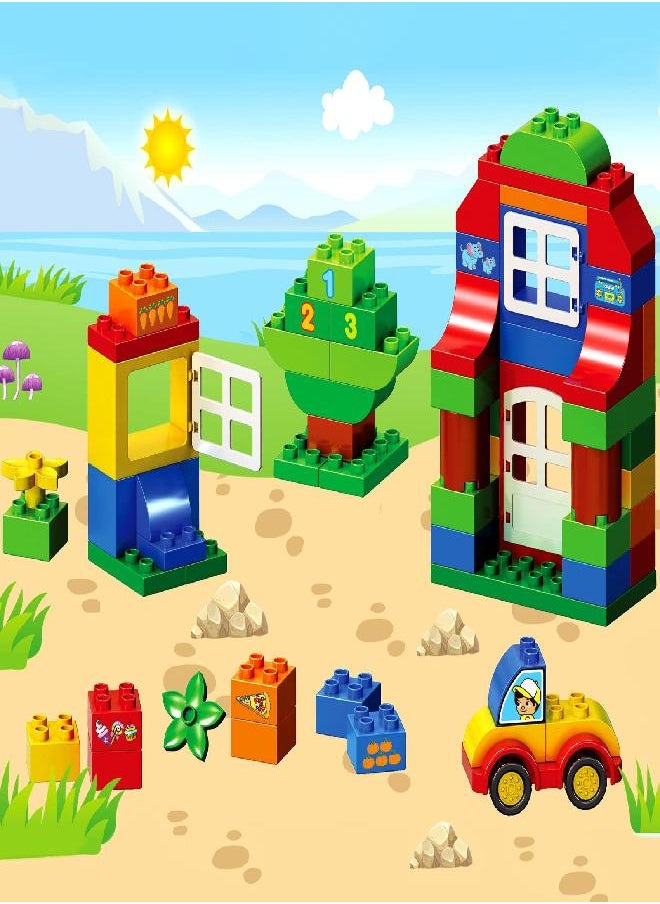 EP EXERCISE N PLAY Large Building Blocks Set, 94 Pcs Classic Big Blocks STEM Toy Bricks, Kids Pre-School Toy Early Learning First Building Blocks, Ideal Great Gift for Toddler Boys Girls Age 3,4,5,6,7,8+  - Image 4