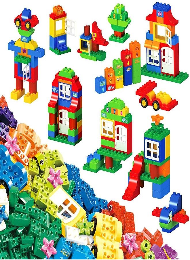 EP EXERCISE N PLAY Large Building Blocks Set, 94 Pcs Classic Big Blocks STEM Toy Bricks, Kids Pre-School Toy Early Learning First Building Blocks, Ideal Great Gift for Toddler Boys Girls Age 3,4,5,6,7,8+  - Image 1