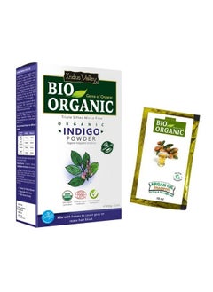 Organic Indigo Powder Hair Color (Indigo Indigo+Argan Oil Shampoo)