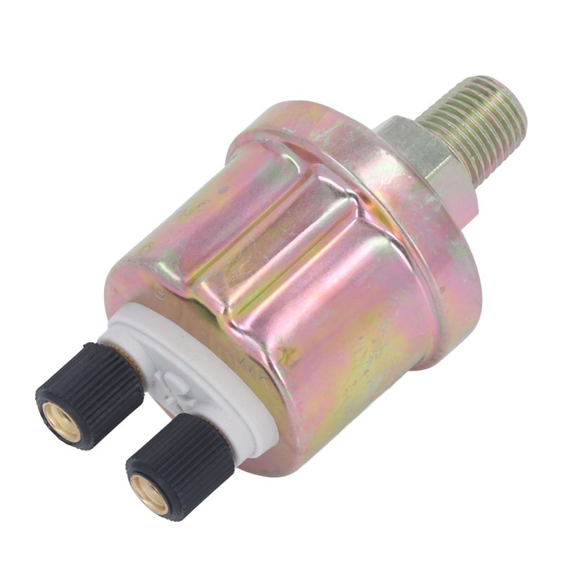 Oil Pressure Sensor 1/4 NPT 0 To 10 Bar Engine Oil Pressure Transducer for VDO Diesel Generator Glossy Double Head - Image 3