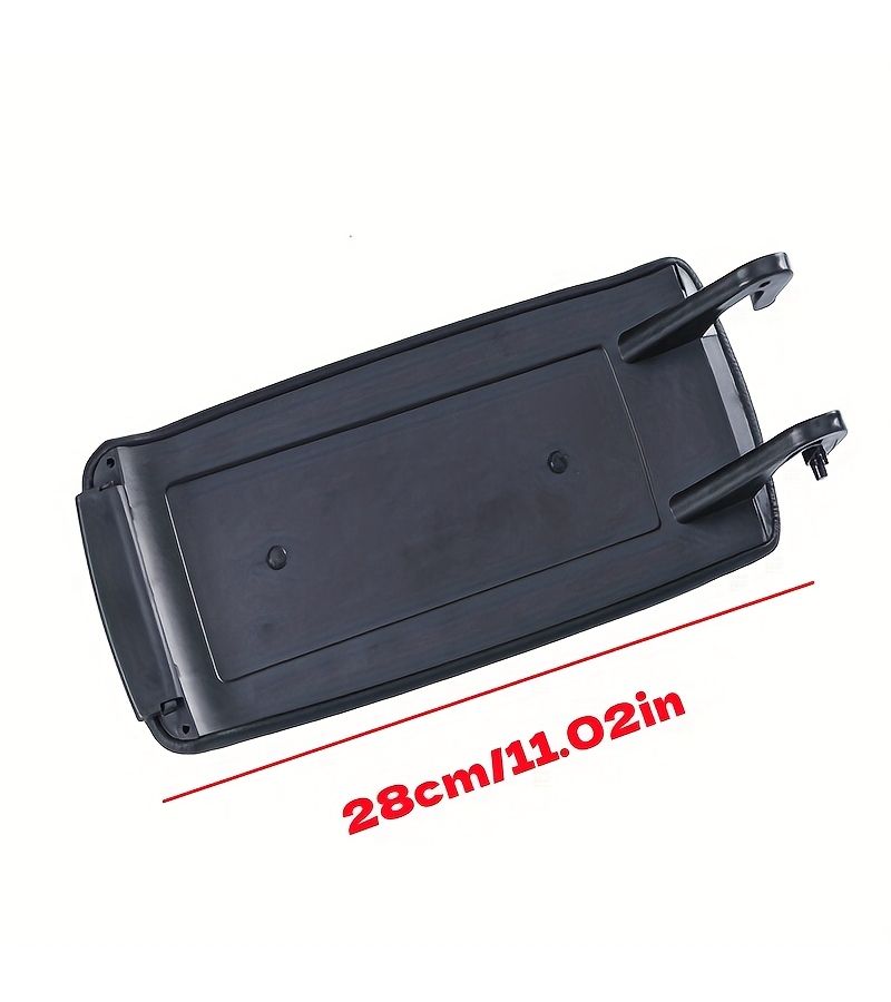 Car Armrest Latch Cover Center Console Storage Box Lid For Audi A6 C5 2000 2006 4B0864245AG Black - Image 2