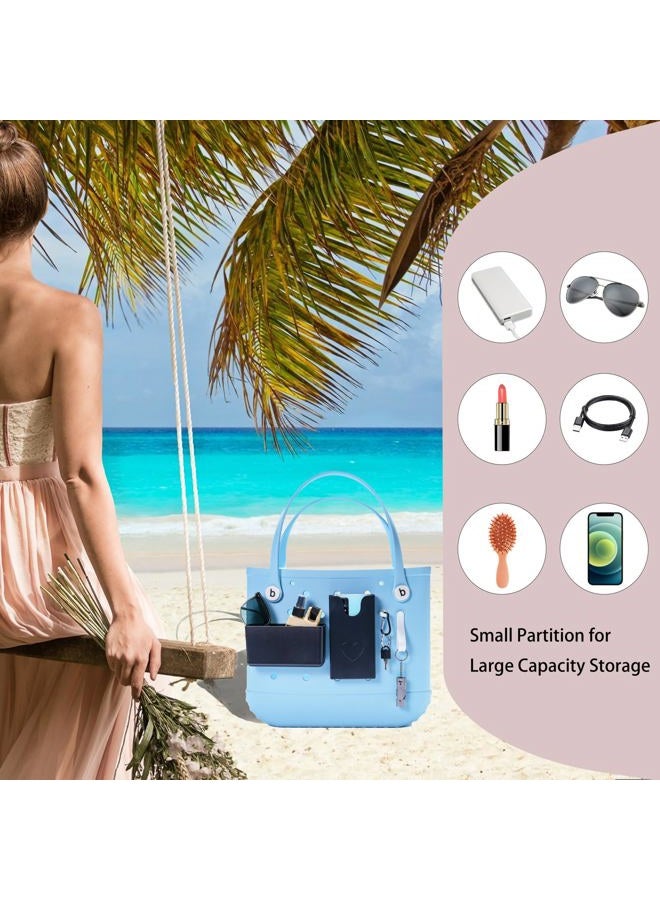 4PCS Organizer Holder for Bogg Bag, Accessories Compatible With Original, Phone Holder, White - Image 3