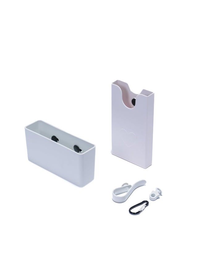 4PCS Organizer Holder for Bogg Bag, Accessories Compatible With Original, Phone Holder, White - Image 5
