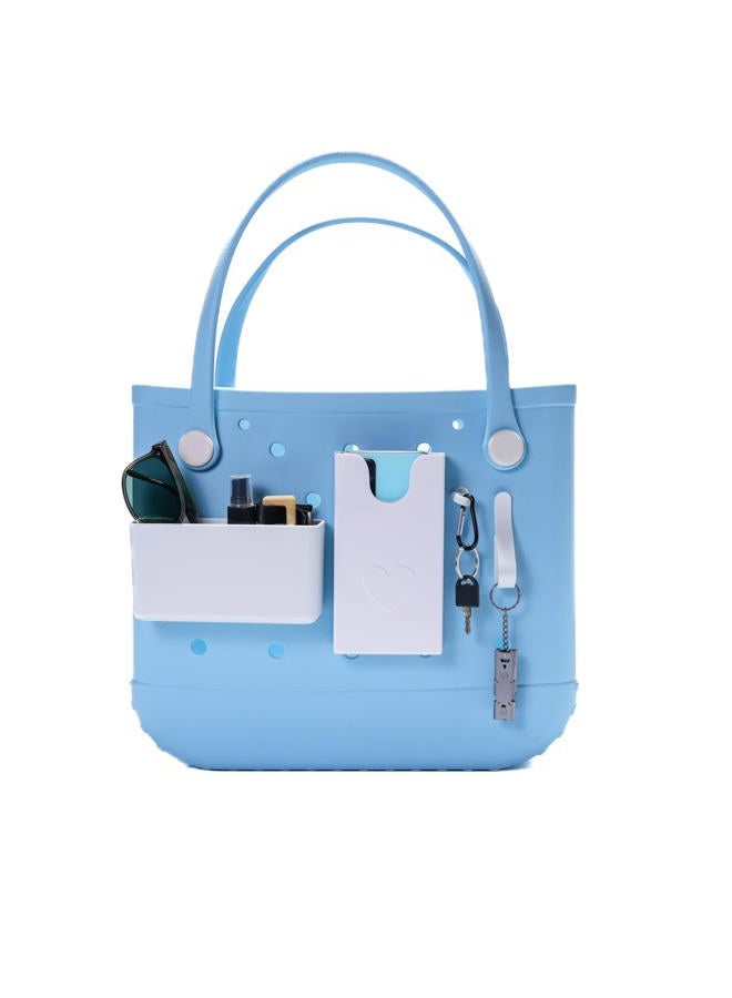 4PCS Organizer Holder for Bogg Bag, Accessories Compatible With Original, Phone Holder, White - Image 1