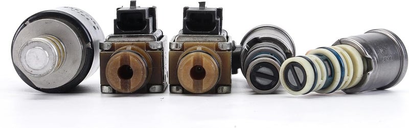 coolautocore 5PCS 4L60E Transmission Solenoid Kit EPC TCC 4L65E Master Solenoid Valve Kit Compatible with GM Products 1996-2002 - Image 4