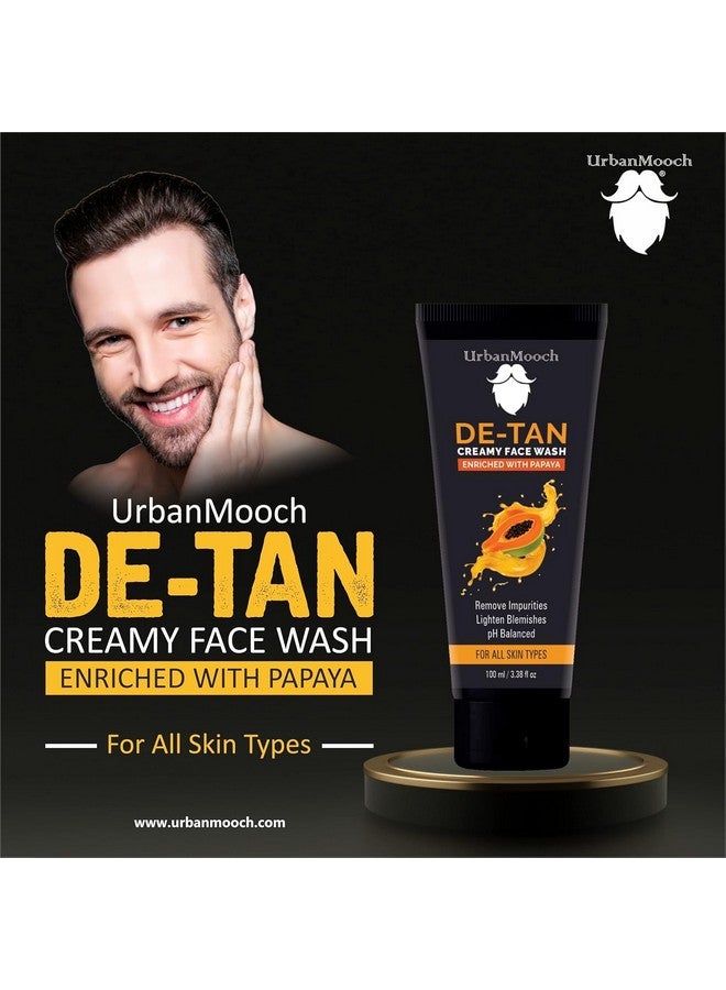 UrbanMooch Men's Skincare Kit with De-Tan Face Wash | Vitamin C Serum | SPF 50 Sunscreen pa+++ | Summer Skin Care Kit for Men | Rakhi Gift for Brothers - Image 4