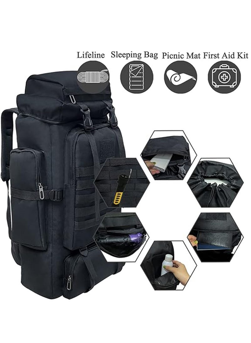 XiuWoo Lightweight Large Survive Capacity Camping Hiking Backpack, Hunting Backpack Men, Waterproof Tactical Backpack, Rucksack Outdoor Traveling Daypacks  - Image 4