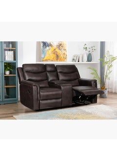 Home Box Vatican 2-Seater Faux Leather Recliner Sofa With Console And Cup Holders 101 x 95 x 172 cm  - Image 1