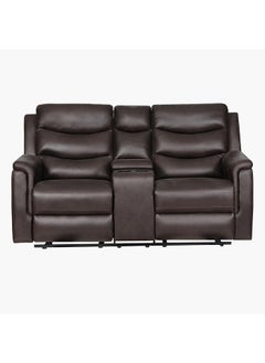 Home Box Vatican 2-Seater Faux Leather Recliner Sofa With Console And Cup Holders 101 x 95 x 172 cm  - Image 2