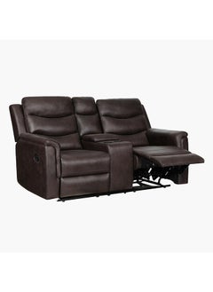 Home Box Vatican 2-Seater Faux Leather Recliner Sofa With Console And Cup Holders 101 x 95 x 172 cm  - Image 3