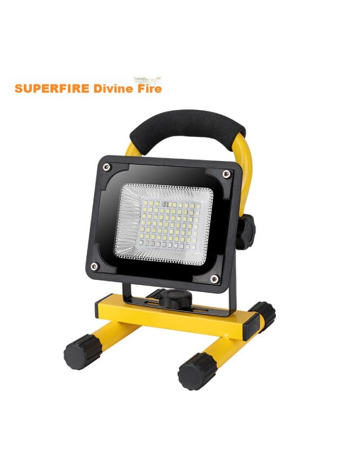 SupFire Supfire Tg10 Rechargeable Led Floodlight For Home, Outdoor, Construction Site, Emergency Lighting, Portable Camping Handheld Searchlight - Image 1