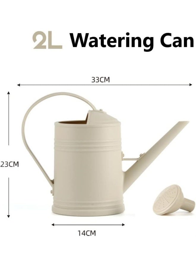 هومستر جرار ماء 2 لتر مع رأس استحمام قابل للإزالة، زجاجة ماء للنباتات البلاستيكية، أداة ري للحديقة والمنزل للخارج والداخل - Image 5