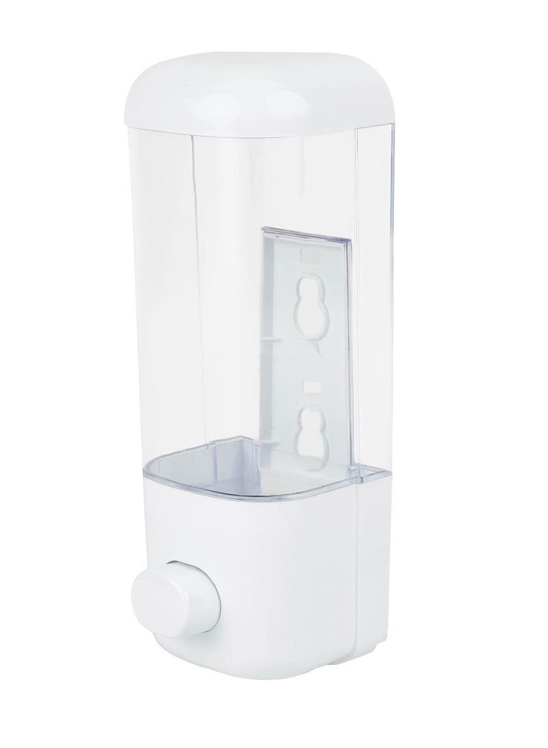 Gator Hand Soap, Sanitizer, Gel, & Liquid Dispenser | Manual Dispensing Mechanism | Durable Plastic Construction | Wall-Mountable | Suitable For Bathrooms, Kitchens, Showers, & More | 500 ML - Image 1