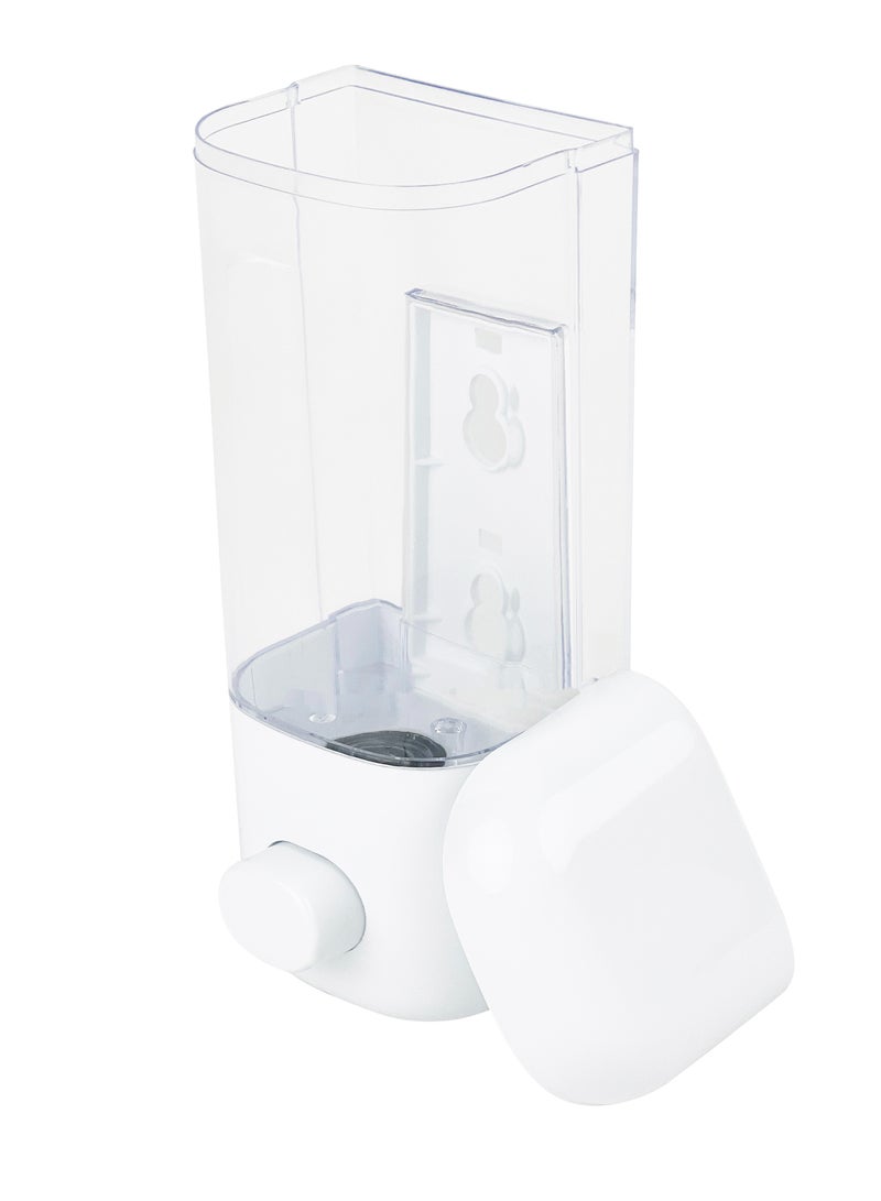 Gator Hand Soap, Sanitizer, Gel, & Liquid Dispenser | Manual Dispensing Mechanism | Durable Plastic Construction | Wall-Mountable | Suitable For Bathrooms, Kitchens, Showers, & More | 500 ML - Image 2