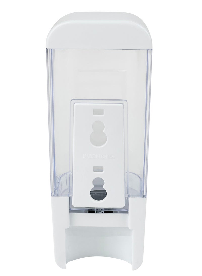 Gator Hand Soap, Sanitizer, Gel, & Liquid Dispenser | Manual Dispensing Mechanism | Durable Plastic Construction | Wall-Mountable | Suitable For Bathrooms, Kitchens, Showers, & More | 500 ML - Image 3