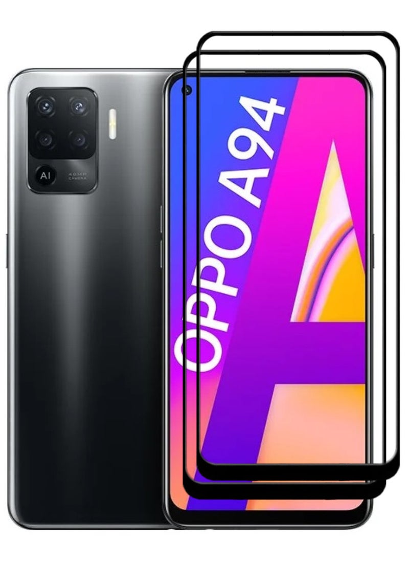 أكاليكس قطعتين، حماية شاشة،  لهاتف اوبو  A94، جودة ممتازة. - Image 1