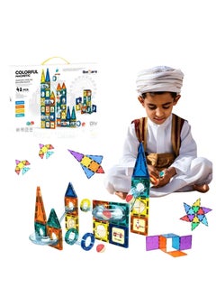 Generic Magnetic Building Set for Kids - 42 Pieces Educational Magnetic Blocks by TOYS-EGYPT  - Image 1