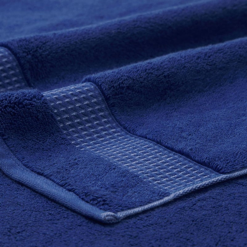 Elarra Home 100 Cotton Bath Towel Super Absorbent Blue Colour Easy Care 700 GSM - Image 3