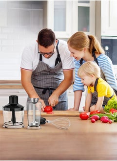 DSP Hand Blender,1500W 6 in 1 Handheld Blender with 304 Stainless Steel Blade,Food Processor,Beaker,Egg Whisk&Milk Frother,Copper Motor,KM1141  - Image 4