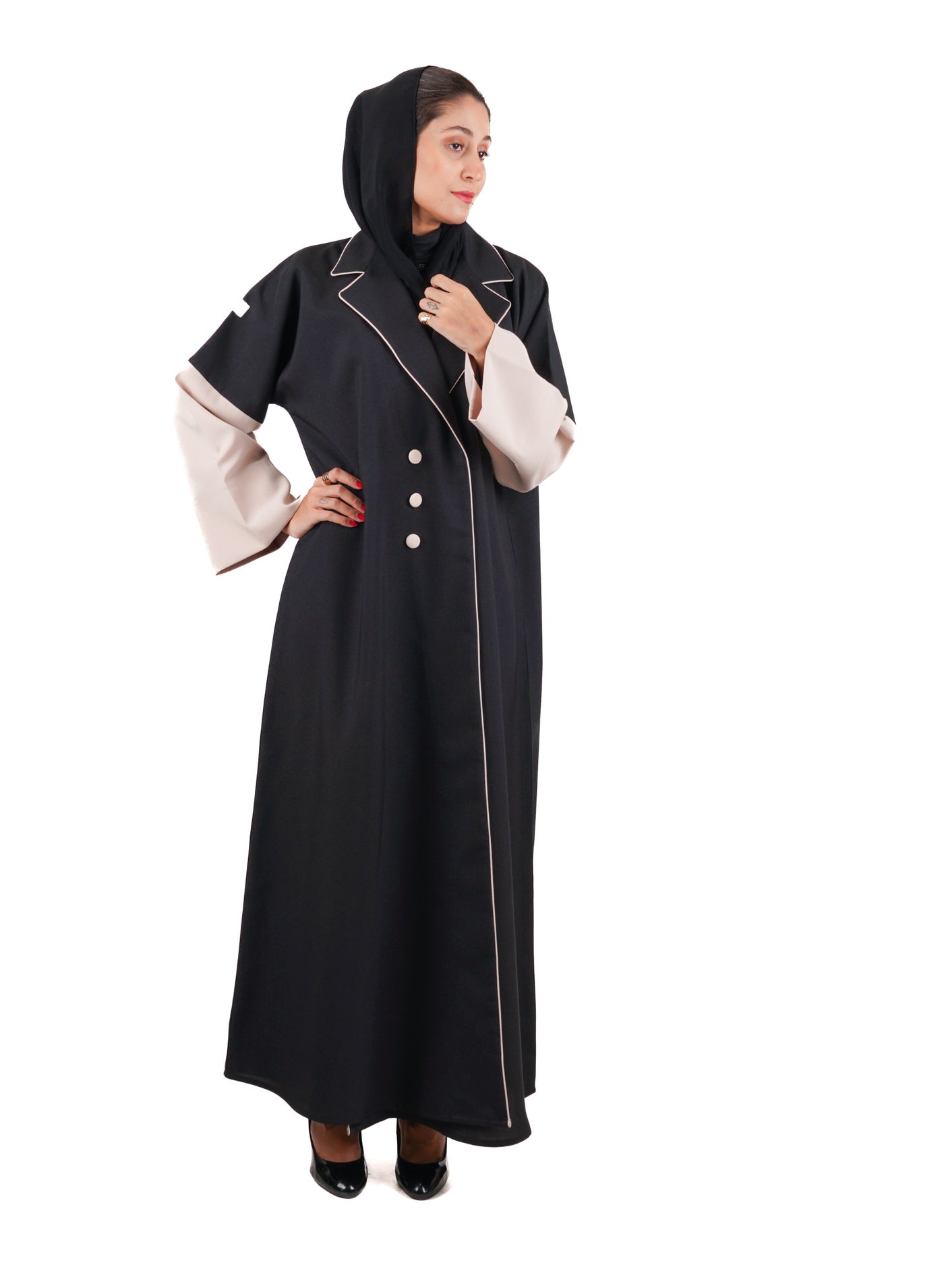 Mauzan Work Crepe Abaya