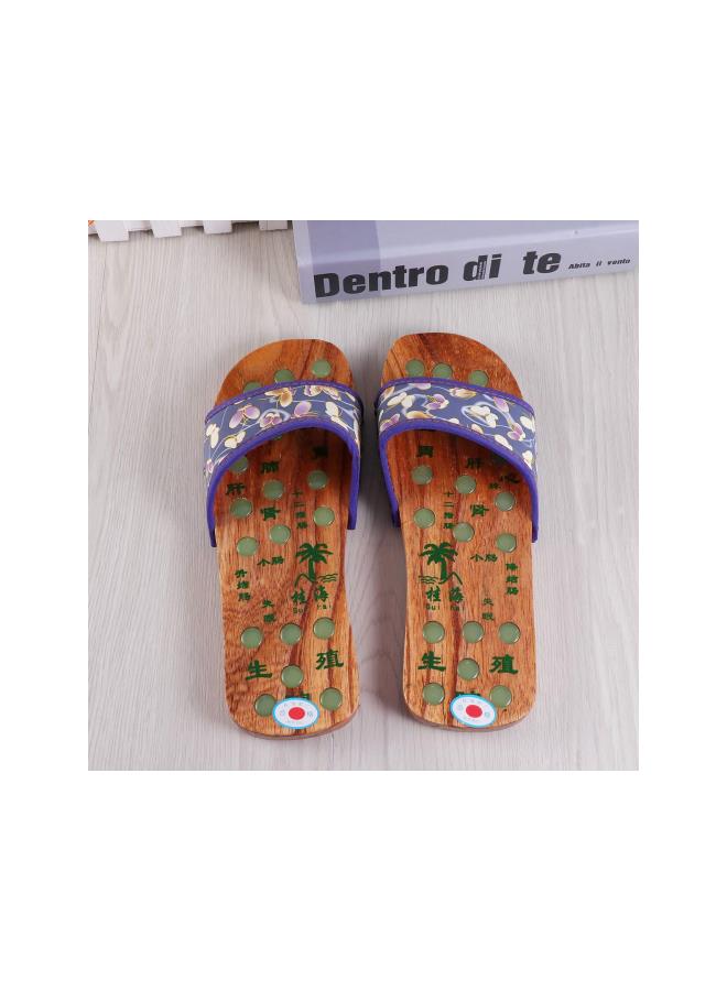 silvercnc Foot Massage Slippers Reflexology Sandals Acupressure Massager Sandals for Men Women Navy Size 36 - Image 4