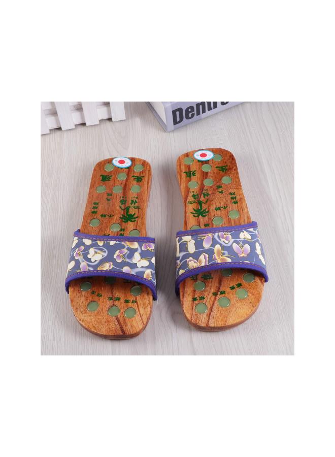 silvercnc Foot Massage Slippers Reflexology Sandals Acupressure Massager Sandals for Men Women Navy Size 36 - Image 2