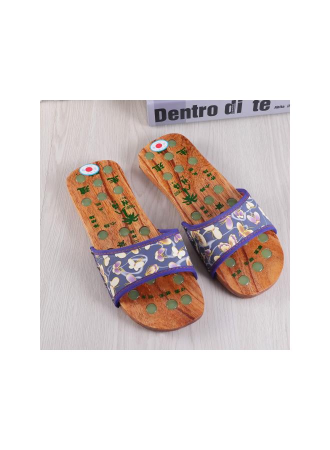 silvercnc Foot Massage Slippers Reflexology Sandals Acupressure Massager Sandals for Men Women Navy Size 36 - Image 3
