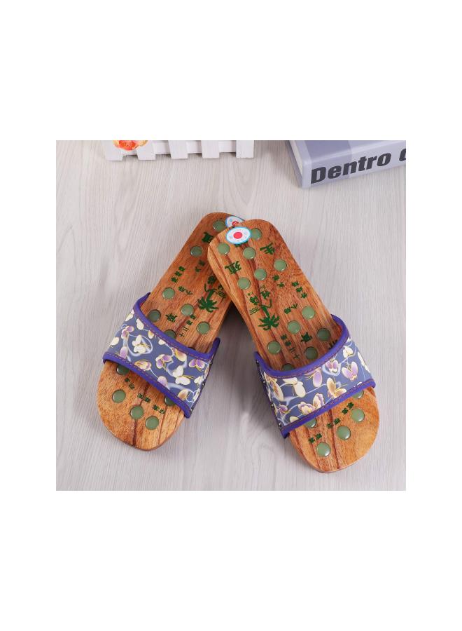 silvercnc Foot Massage Slippers Reflexology Sandals Acupressure Massager Sandals for Men Women Navy Size 36 - Image 5