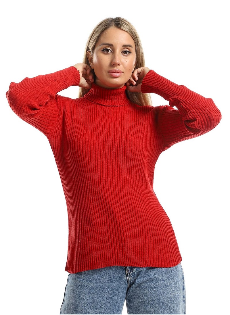 Caesar Womens High Neck Wool Shirt  - Image 1