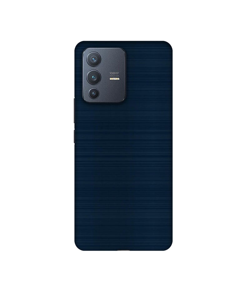 Casotec Blue Line Design 3D Printed Hard Back Case Cover for Vivo V23 Pro 5G - Image 1