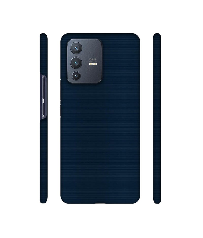 Casotec Blue Line Design 3D Printed Hard Back Case Cover for Vivo V23 Pro 5G - Image 2