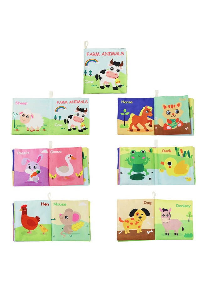 Coolplay Baby Cloth Book Early Childhood Education Baby Can't Tear 0-3 Years Old Baby Early Childhood Education Toy Built-in Bb Sound Paper - Image 1