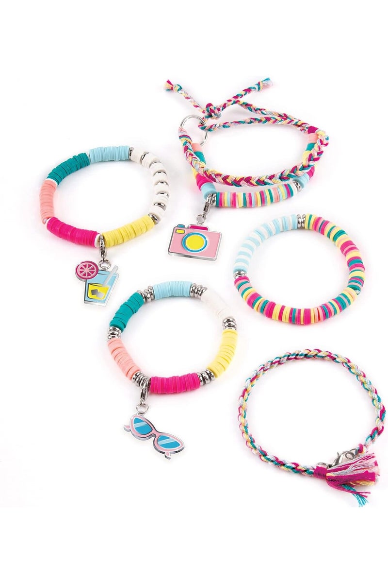 Make It Real 2901317 مجموعة مجوهرات خرز هيشي، أساور DIY، مجموعة إبداعية للأطفال، متعددة الألوان - Image 4