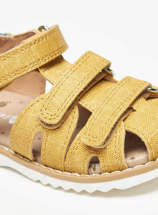 Barefeet Barefoot Textured Sandals with Hook and Loop Closure