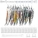 Ksheria 12 Pack Clear Doll Clothes Storage Bags with Hanging Rod Hooks PVC Transparent Doll Clothes and Accessories Organizer Compatible with 1517cm Dress Up SpaceSaving Wardrobe - Image 2