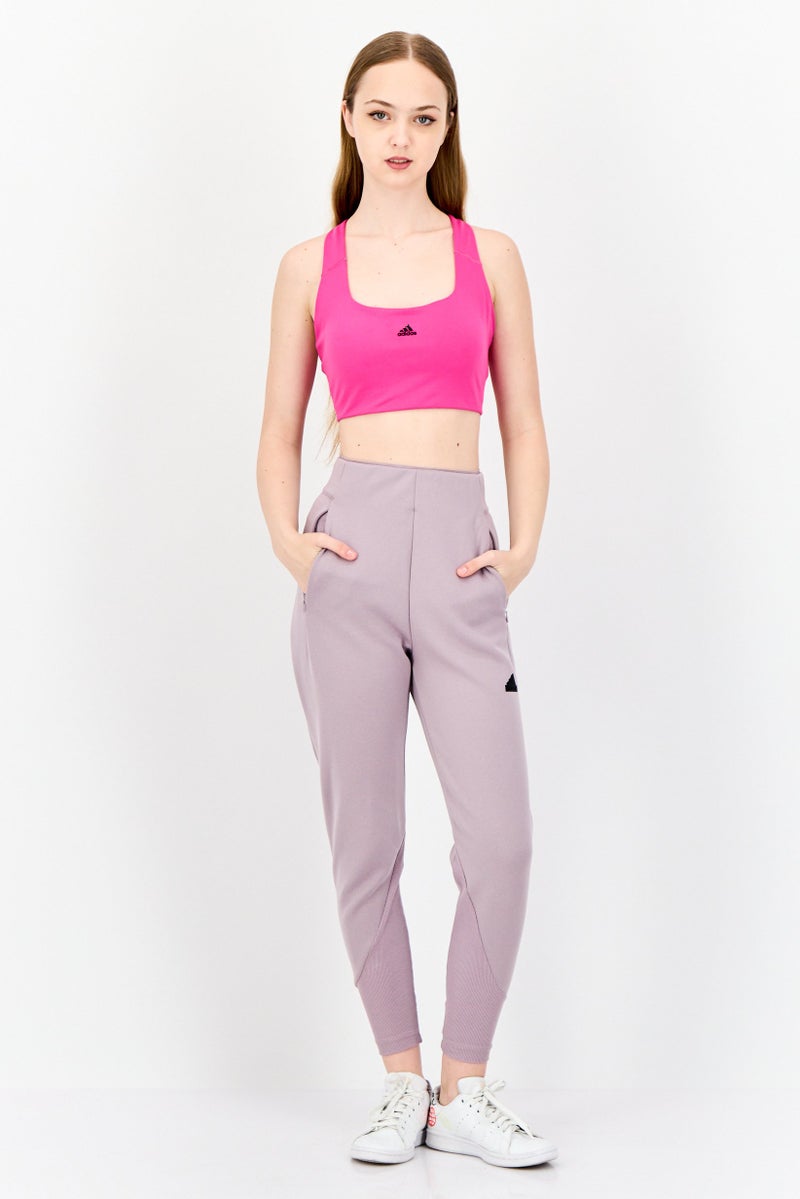 Adidas Women Sportswear Fit Training Sports Bra, Dark Pink - Image 3